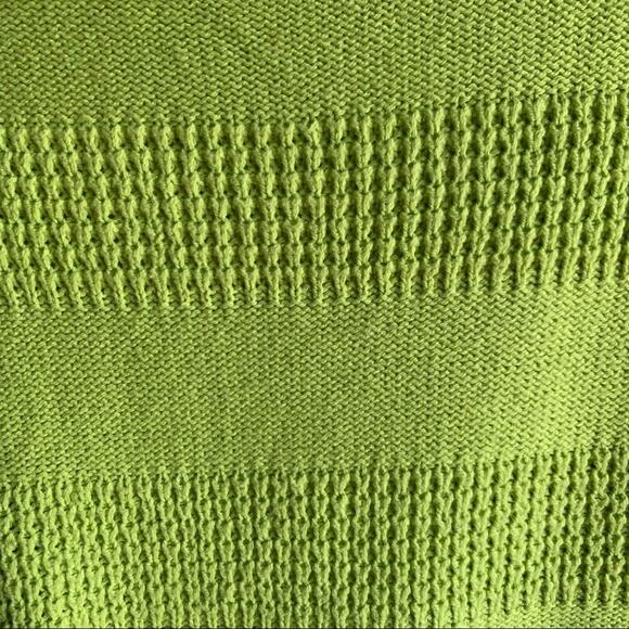 Liz Claiborne Lime Green Knit Sweater Size Small - Picture 6 of 6